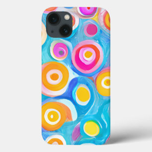 Case-Mate iPhone Case Cercles artistiques Abstraits colorés Plaisir arti