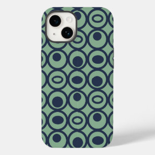 Coque Case-Mate iPhone Cercles bleus en cercles