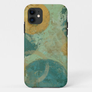 Coques Pour iPhone Cercles bleus et jaunes