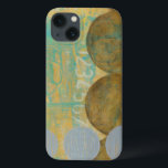 iPhone 13 Coque Cercles Brown et gris foncés avec des nombres<br><div class="desc">Des cercles brun foncé et gris peuplent cette oeuvre de Jennifer Goldberger,  posée sur un arrière - plan orange et bleu. Les numéros gris sont également imprimés sur l'arrière - plan. Un travail abstrait et agréable,  commandez votre exemplaire dès aujourd'hui !</div>