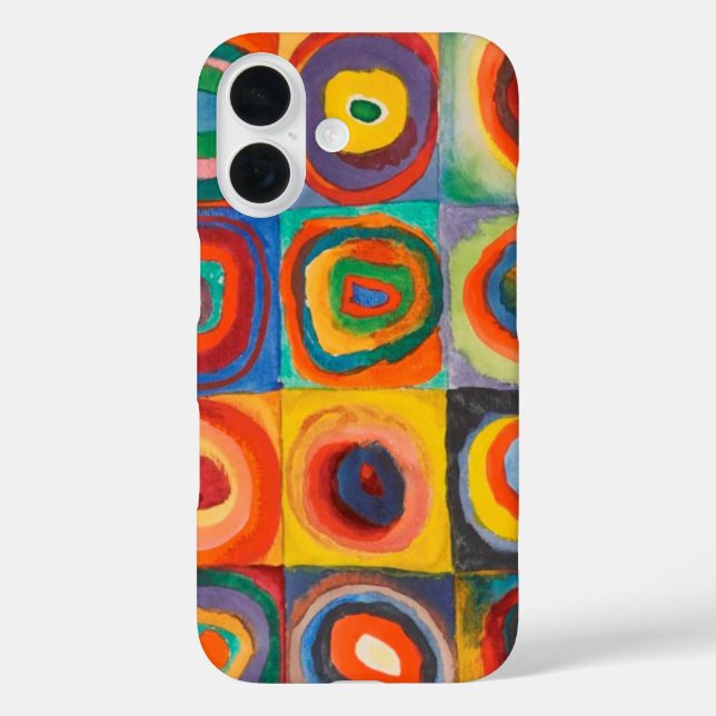 Coques Case-Mate iPhone Cercles Carré de Kandinsky (Verso)