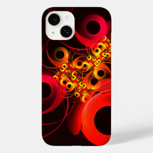 Coque Case-Mate iPhone Cercles colorés Motif d'art Abstrait moderne #08