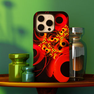 Coque iPhone 16 Pro Cercles colorés Motif d'art Abstrait moderne #08