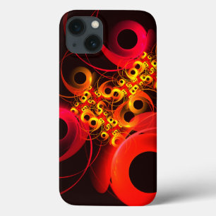 Case-Mate iPhone Case Cercles colorés Motif d'art Abstrait moderne #08