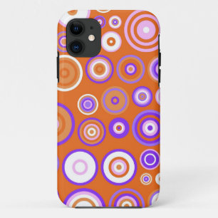 Case-Mate iPhone Case Cercles colorés rétro graphique transparent