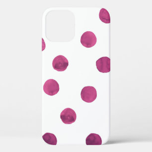 Case-Mate iPhone Case Cercles d'aquarelle mignons. Art Arrondit Texture.