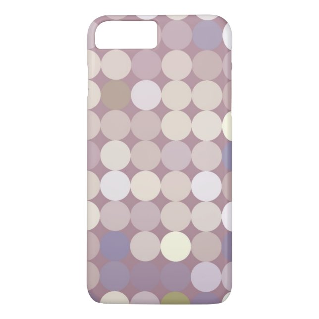 Coques Case-Mate iPhone Cercles de tissu motif abstrait (Dos)