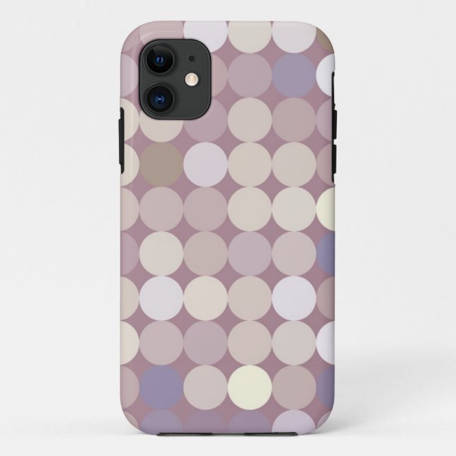 Coques Case-Mate iPhone Cercles de tissu motif abstrait (Dos)