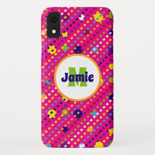 Case-Mate iPhone Case Cercles funky personnalisés, Motif de tirets