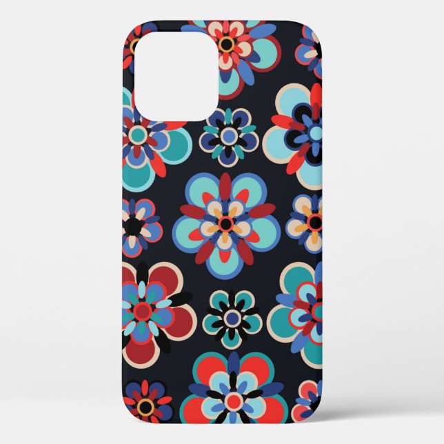Coques Case-Mate iPhone Cercles graphiques de Boho (Verso)