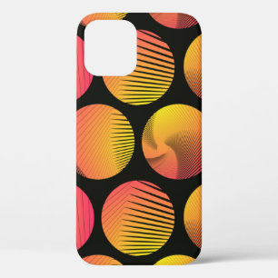 Case-Mate iPhone Case cercles graphiques sans couture motif en orange sh