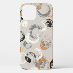 Case-Mate iPhone Case Cercles gris : Motif simple et transparent