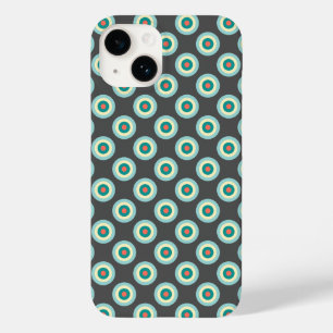 Coque Case-Mate iPhone Cercles mixtes gris par Shirley Taylor