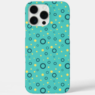 Coque iPhone 16 Pro Max Cercles Motifs multicolores Vert Personnalisé