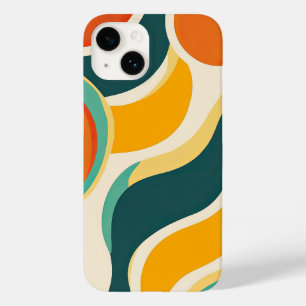 Coque Case-Mate iPhone Cercles orange et flux de couleurs