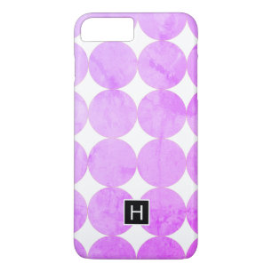 Case-Mate iPhone Case Cercles violets modernes   Monogramme