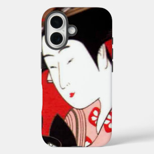 Coque Pour iPhone 16 Cérémonie de service du thé par une dame japonaise