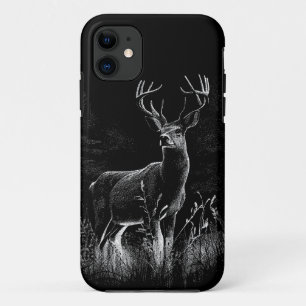 Case-Mate iPhone Case Cerf aux bois encadrés par champ et arbre