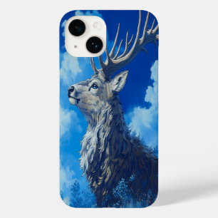 Coque Case-Mate iPhone 🦌 Cerf Céleste