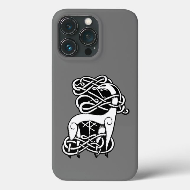 Coques Case-Mate iPhone Cerf céleste gris/nordique (Verso)
