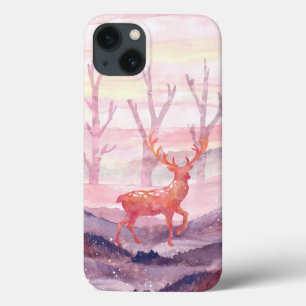 Etui iPhone 13 Cerf dans la forêt