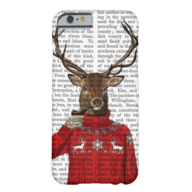 Coques Case-Mate iPhone Cerf dans Ski Sweater 2 (Dos)