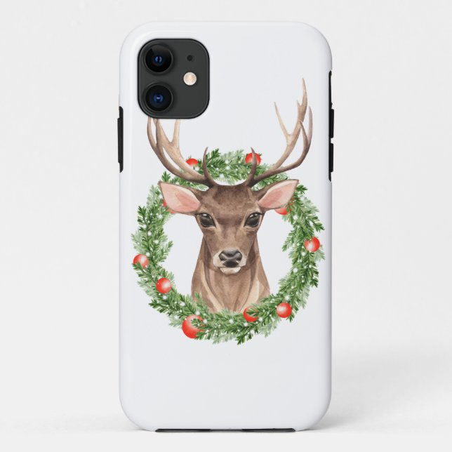 Coques Case-Mate iPhone Cerf de Noël (Dos)