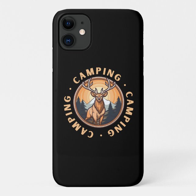 Coques Case-Mate iPhone Cerf - Sauvage - Camping (Dos)
