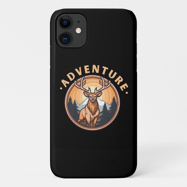 Coques Case-Mate iPhone Cerf - Sauvage - Camping - Aventure (Dos)