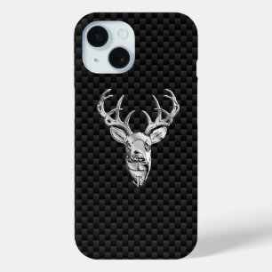 Coque Case-Mate iPhone Cerf sauvage d'argent sur papier carbone