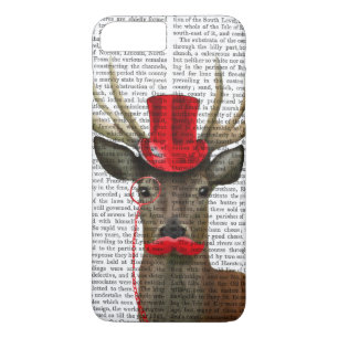 Case-Mate iPhone Case Cerfs communs avec le casquette et la moustache