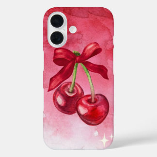 COQUE POUR iPhone 16 CERISE 