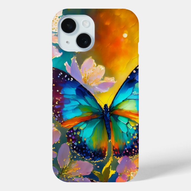 Coques Case-Mate iPhone Cerise Imaginaire Sunrise Papillon  (Verso)