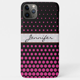 Case-Mate iPhone Case Cerise Polka Dot élégant Noir moderne