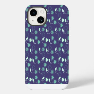 Coque Case-Mate iPhone cerises bleues de cœur