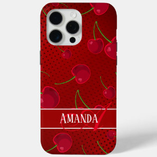 Coque Case-Mate iPhone Cerises rouges brillantes