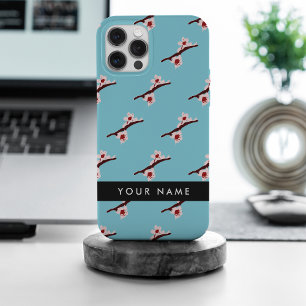 Coque Case-Mate iPhone Cerisier Fleur, Rose Sakura, Votre Nom