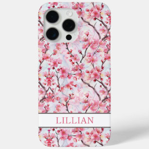 Coque Case-Mate iPhone Cerisiers Fleuris Sakura Monogramme