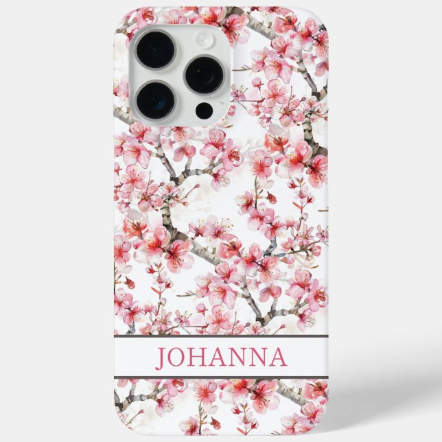 Coques Case-Mate iPhone Cerisiers Fleurs de Sakura Japonais  (Verso)