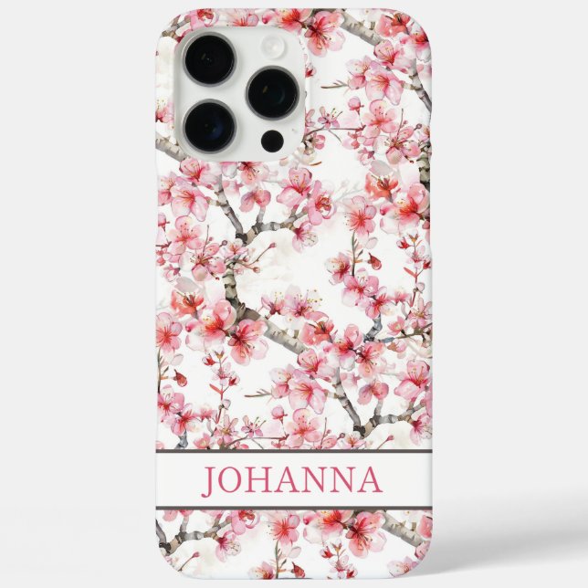 Coques Case-Mate iPhone Cerisiers Fleurs de Sakura Japonais  (Verso)