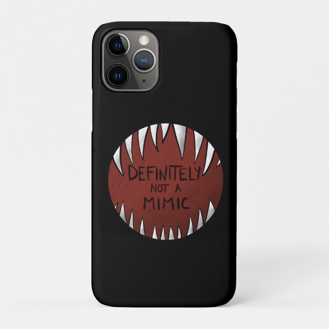 Coques Case-Mate iPhone Certainement PAS un Mimic D&D Gaming Cadeaux (Dos)