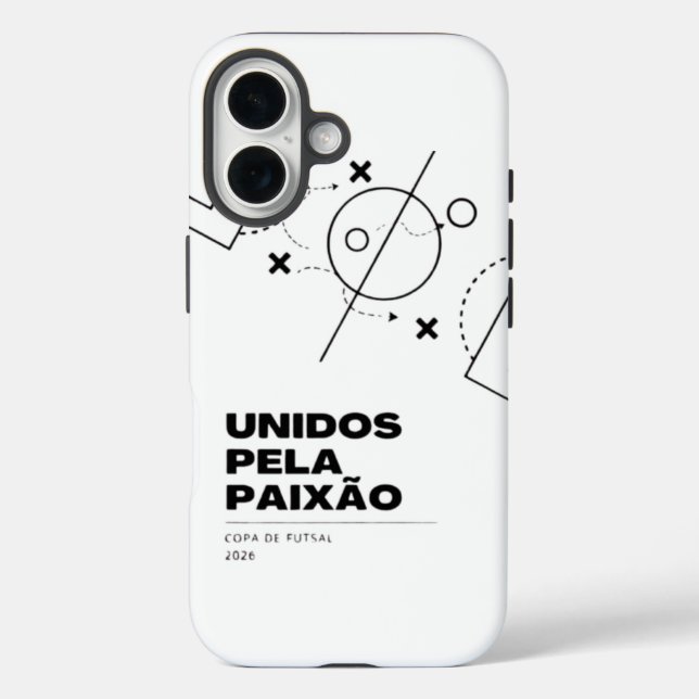 Coques Case-Mate iPhone Cerveau Tactique" iPhone - Édition Futsal 2026 (Verso)