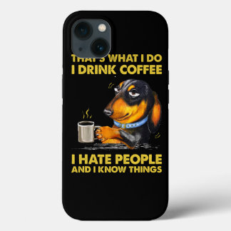 Case-Mate iPhone Case C'Est Ce Que Je Fais Je Bois Du Café Je Déteste Le