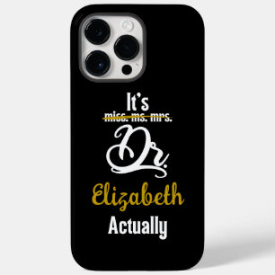 Coque Case-Mate iPhone C'est Dr. En fait Black and White Custom Doctor