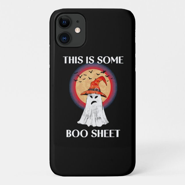 Coques Case-Mate iPhone C'est du papier de Boo Halloween Fantôme Drôle (Dos)