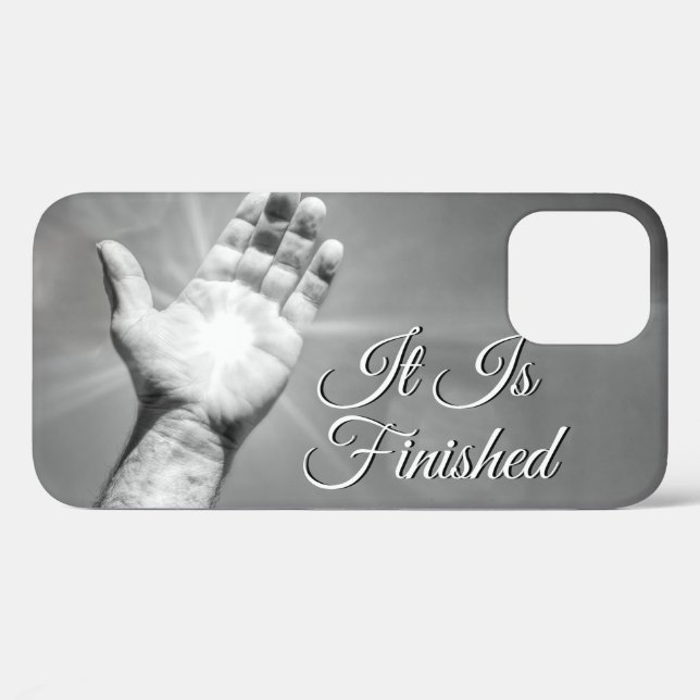 Coques Case-Mate iPhone C'est fini en nuances de gris (Verso (horizontal))