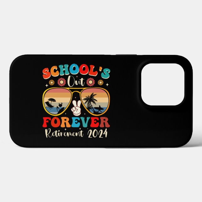 Coques Case-Mate iPhone C'est la fin de l'école pour toujours Enseignant r (Verso (horizontal))
