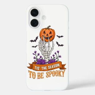 Coque Pour iPhone 16 C'est La Saison D'être Main De Squelette Effrayant