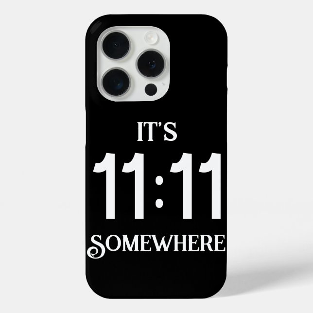 Coques Case-Mate iPhone C'est le 11:11 quelque part Numérologie Nombre de  (Verso)