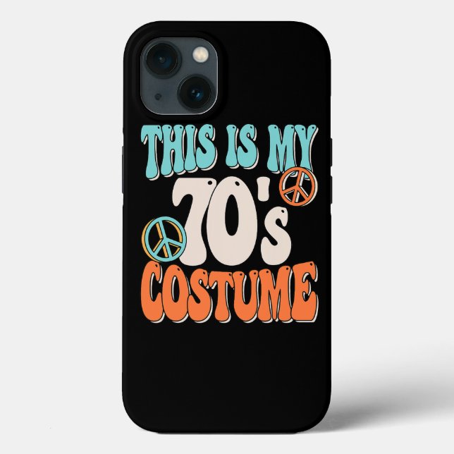 Coques Case-Mate iPhone C'Est Mon Costume les années 70 La Paix les années (Verso)